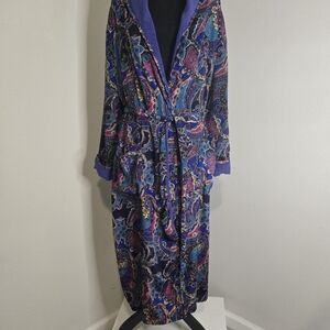 Victoria's Secret Multicolor Paisley Robe